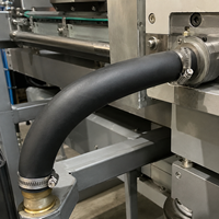 Tuyau d'air EPDM basse pression, flexible et lisse en caoutchouc