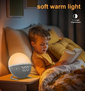 Multifunction Kids <b>Sleep</b> Alarm <b>Clock</b> Sound Choices Sunrise Alarm <b>Clock</b> Colorful <b>Sleep</b> Wake up Light - Product Image 3