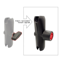 Support de tablette pour voiture avec rotule de 1,5 pouce et bouton de sécurité, support de tablette en aluminium pour RAM