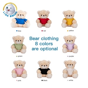 Ours en peluche personnalisés, animaux en peluche, jouets en peluche mignons, en 3 ours en peluche, petits ours en peluche - Product Image 5