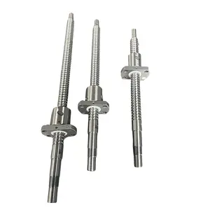 High Quality Grinding Ball Screws With Flange Single Nut Precision Ball Screw For Cnc Manufacturing