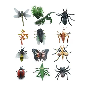 12pcs Plastic Insect Model for Kid toy Novelty Tricky toys、.AU