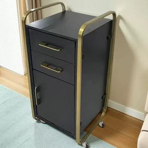 Latest High Quality Black&Gold Hair Stylist <b>Trolley</b> Pedicure <b>Trolley</b> Manicure Pedicure <b>Trolley</b> Salon Furniture - Product Image 5