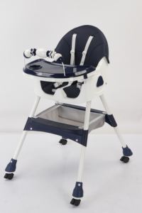 Chaise haute d'alimentation 4 en 1 <span class=keywords><strong>pour</strong></span> bébé <span class=keywords><strong>rehausseur</strong></span> multi-étages et chaise <span class=keywords><strong>pour</strong></span> enfant avec tapis de <span class=keywords><strong>repas</strong></span> multi-usage et plateau lavable au lave-vaisselle - Product Image 4