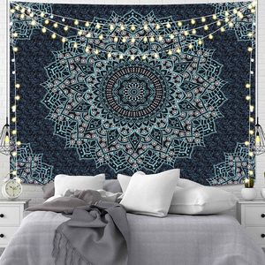 Tapiz de Mandala indio psicodélico, colgante de pared de flores, tela Hippie Bohemia, tapiz grande, dormitorio Interior, dormitorio - Product Image 3