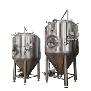 500L stainless steel beer conical cooling jacketed fermenter CCT for beer brewing brewery system