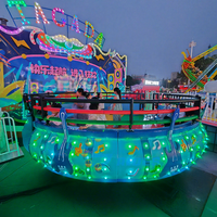 Manège Tagada Disco sur remorque pour parcs d'attractions à vendre