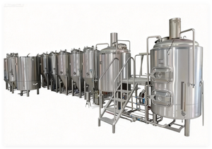 Équipement de fermentation en acier inoxydable pour <span class=keywords><strong>la</strong></span> bière, y compris <span class=keywords><strong>la</strong></span> chaudière de brassage, les cuves de fermentation, l'unité de nettoyage CIP, PLC - Product Image 3