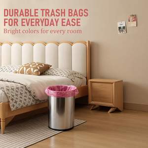 Bolsas de Basura de Colores para Baño, Bolsas de Basura Pequeñas sin Perfume, Bolsas de Basura Resistentes a Prueba de Fugas para Oficina o Dormitorio - Product Image 5