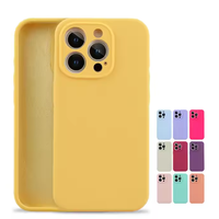 JOYPORODO S001 Coque en silicone pour téléphone portable, compatible avec iPhone 11 12 13 14 15 16 17 Pro Max, coque de téléphone vierge en silicone