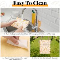 Lot de 2 sacs à pain en cire d'abeille pour pain au levain fait maison - Sacs réutilisables en lin biologique avec doublure en coton pour pain au levain naturel à la cire d'abeille