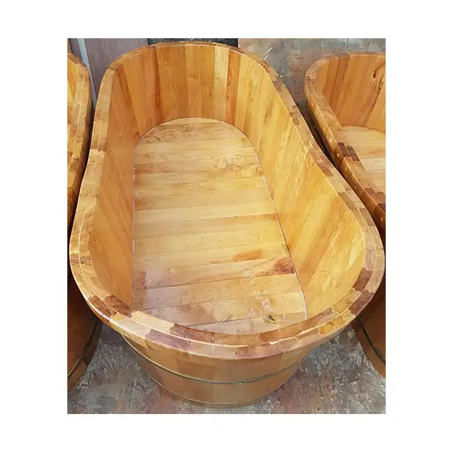 Marco de madera bañera/Natural de barril de madera bañera/de madera al aire libre remojo bañera de Vietnam (Kaylin + 84 817092069)