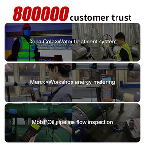 OEM WiFi 4-20mA RS485 非侵襲式水流量計 LCDディスプレイ バッテリー搭載 ポータブル クランプ式 ハンドヘルド 超音波流量計 SDカード対応 - Product Image 5