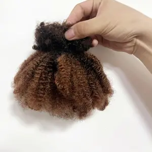 Cabelo Humano Trançado Vheap Bulk Cabelo Humano Kinky Curly Bulk Humano 100% não processado cru afro kinky curly Atacado Afro Kinky