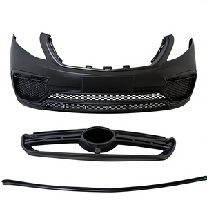 Nuevo Ensamble de Parachoques Delantero/Trasero de Alta Calidad en Plástico ABS Color Negro Carbón para V Class V260, 100% Compatible - Product Image 1