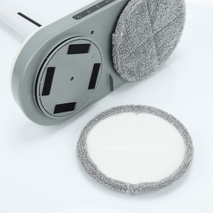 Electric <b>Mop</b> Cordless Battery Powered Water Spray <b>Floor</b> Cleaner For Home Use 150 Sqm Coverage White - Product Image 3