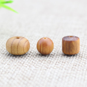 Cypress Wood Loose Beads 8mm Round Spacer Beads For Bracelet Making DIY Jewelry Accessories Materials - Product Image 2