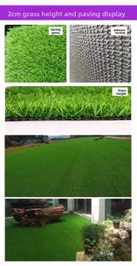 <span class=keywords><strong>Césped</strong></span> <span class=keywords><strong>Artificial</strong></span> <span class=keywords><strong>de</strong></span> Plástico Verde para Jardín <span class=keywords><strong>de</strong></span> Infancia, Obras <span class=keywords><strong>de</strong></span> Construcción y Uso en Exteriores - Product Image 4