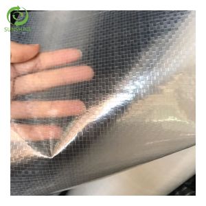 عرض رائع فيلم بولي إيثيلين منسوج مقاوم للماء/مقاوم للرياح من البلاستيك الشفاف ، ميكرونات معالجة بضوء الشمس الدفيئة المنسوجة لتغطية الزهور - Product Image 2