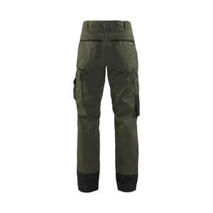 BLAKLADER - 715418354699C40 Pantalones de jardín para mujer Verde militar/Negro-PANTALÓN DE TRABAJO EAN 7330509280294 PANTALONES DE TRABAJO DE CARGO - Product Image 2
