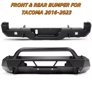 Parachoques Delantero <span class=keywords><strong>y</strong></span> Trasero con Luces para Toyota Tacoma 2016-2023 21 22 de Uso Pesado - Product Image 2