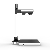 Escáner de Documentos Portátil Eloam de 5 MP y 2 MP con Interfaz USB A4, Lector de Tarjetas, Negro, para Patentes, Pasaportes, Gestión de Inventario, Escaneo en 1 Segundo