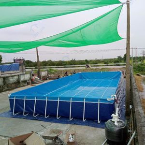 Inflatable Water Park <b>Slide</b> Pool Combo <b>Large</b> Air Mattress Water <b>Slide</b> Castle Style for Outdoor Events - Product Image 2