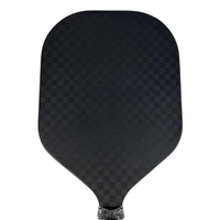 Raquette de pickleball thermoformée et pressée à froid, entièrement en fibre de carbone ZK X03, série fibre de carbone 12K, plusieurs options de fabrication, vente en gros