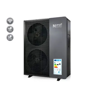 Mango Energy R32 R290 Air Source Heat Pump 11-34kw High Efficiency DC Inverter Heat Pump Monoblock Water Heater Warmepumpe