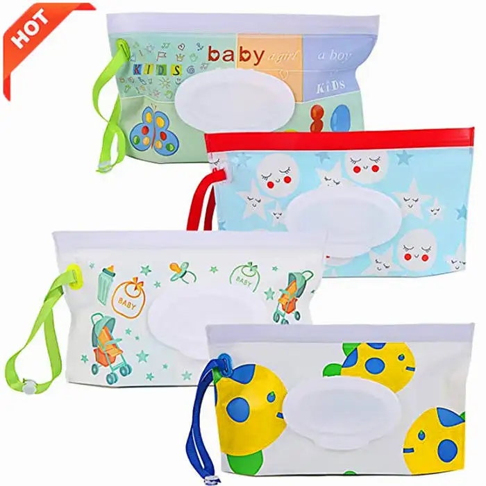 Hot Selling Pvc Gevulde Luiertas Baby Tissue Box Hotel Custom Tissue Boxes Natte Wi-Pe Bag