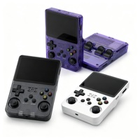 Console de jeu rétro R36S en gros, écran IPS 3,5 pouces, Linux 64 Go, lecteur de jeux vidéo portable, prêt à être expédié