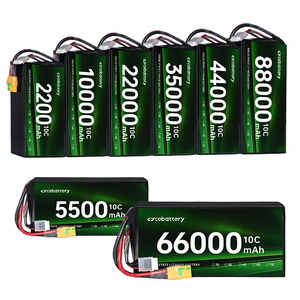 แบตเตอรี่โดรน CEBATTERY 3S 6S 5500mah 9600mah 10000mah 22000mah แบบโซลิดสเตท พร้อมปลั๊ก XT60 10000mah-6S 5000mah แบตเตอรี่โดรน - Product Image 1
