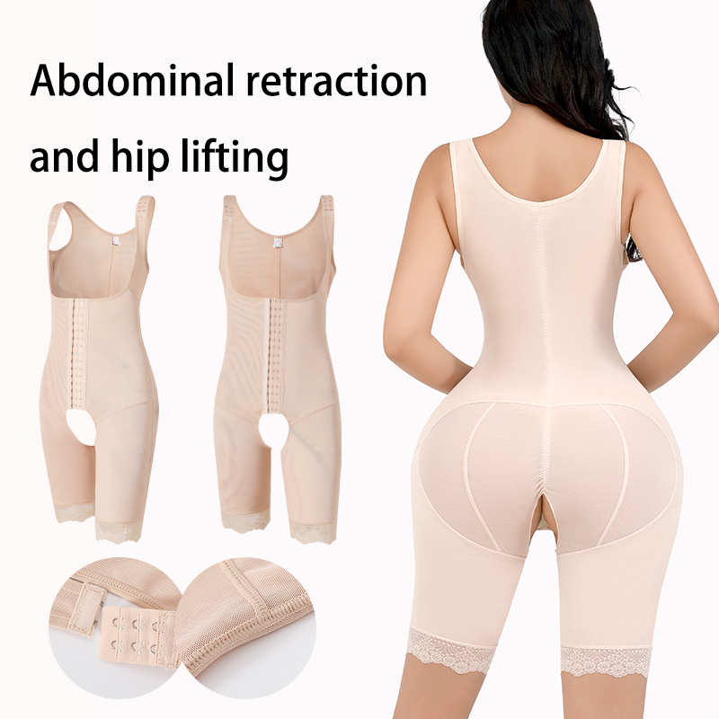 Tummy-Control Waist Trainer (31801): waistband, closure and adjustment-point detail