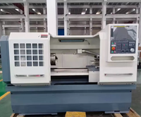 Tour à métaux CNC CK6140 de 1 mètre, mini, petit, porte-outils à 4 stations, tour à lit plat horizontal Siemens, vente chaude en Chine