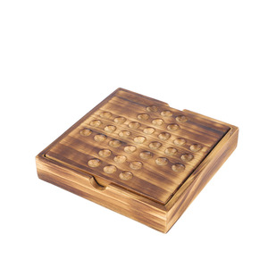 Rompecabezas <span class=keywords><strong>de</strong></span> madera Juegos <span class=keywords><strong>de</strong></span> <span class=keywords><strong>mesa</strong></span> Rompecabezas Juegos <span class=keywords><strong>de</strong></span> estrategia Mármol Portátil Solo Travel Table Top Solitaire Game - Product Image 5