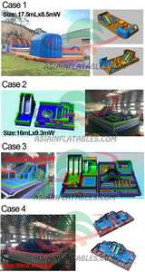 สนามเด็กเล่นเป่าลมขนาดยักษ์กลางแจ้งแบบปรับแต่งได้สำหรับทุกเพศ - Product Image 6