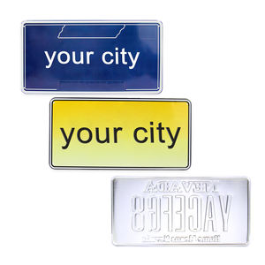 Autocollant de numéro de véhicule britannique et américain personnalisé le moins cher Plaque d'<span class=keywords><strong>immatriculation</strong></span> de voiture Souvenir de plaque d'<span class=keywords><strong>immatriculation</strong></span> de voiture - Product Image 5