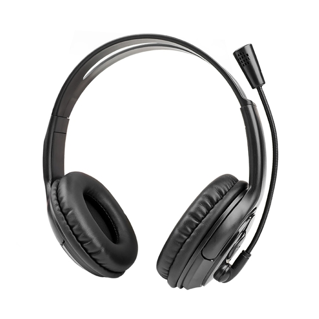 Hot Sale in Ear Noise Canceling Microphone Wired Call Center Headset