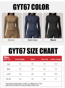 ملابس يوغا نسائية بسحاب كامل وأكمام طويلة مبطنة ملابس نسائية عصرية بجيب سترة لياقة بدنية نسائية شتوية دافئة معطف يوغا للصالات الرياضية - Product Image 2