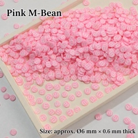 Penjualan Langsung Pabrik Irisan Tanah Liat Polimer Lembut Imitasi M&Ms, Aksesoris Lumpur Kristal, Perlengkapan Kerajinan DIY Ramah Lingkungan Zhejiang