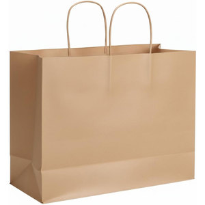 Bolsa de Papel Kraft con Impresión de Logotipo Personalizado, Envío Rápido, para Empaque y Entrega, para Comida para Llevar, Compras y Promociones - Product Image 2