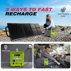 Nhà cung cấp chuyên nghiệp dễ dàng cayyr nhôm LiFePO4 300W 400W 600W năng lượng mặt trời Máy phát điện năng lượng hệ thống lưu trữ năng lượng năng lượng mặt trời nhà máy điện - Product Image 2