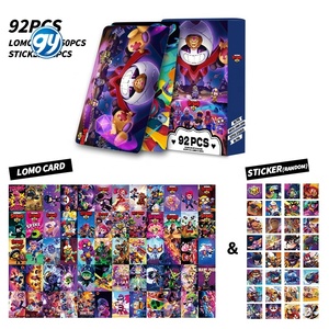92 pezzi stelle della rissa doppia faccia carte LOMO Anime collezionabili HD foto di scambio di adesivi regalo - Product Image 2