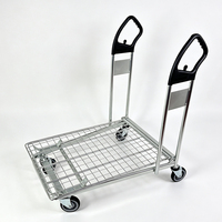 Chariot de transport robuste pour espèces et marchandises, idéal pour les entrepôts et magasins en libre-service de style IKEA