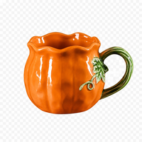 Mug à café en céramique en forme de citrouille d'Halloween, cadeau de fête, décoration de la maison