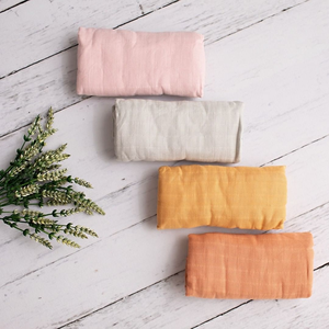 Couverture pour bébé en mousseline <span class=keywords><strong>de</strong></span> <span class=keywords><strong>gaze</strong></span> 70% bambou 30% <span class=keywords><strong>coton</strong></span>, couverture pour nouveau-né, couleur unie, couverture d'emmaillotage, couverture <span class=keywords><strong>de</strong></span> poussette - Product Image 1
