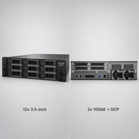 Serveur en rack 2U R760XS2U à double socket, haute capacité, Xeon Silver 4110, 256 Go DDR4, 2x960 Go SSD, 4x16 To HDD