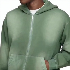 Survêtement pour homme LONG MISSION INDUSTRY, coupe longue, à capuche, imprimé aigle, 100% coton, décontracté, coupe régulière, vêtements d'hiver respirants - Product Image 2