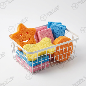 Esponja de Pulpa de Madera Personalizable, Soporte OEM y ODM, Muestra Gratuita, Herramienta Ecológica para Limpiar Platos de Cocina - Product Image 3