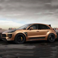 Kit carrosserie large de haute qualité pour Porsche Macan, lèvre avant, diffuseur arrière, jupes latérales, passages de roue, aileron, lifting